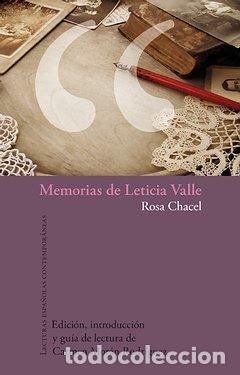 Libros: MEMORIAS DE LETICIA VALLE - CHACEL, ROSA