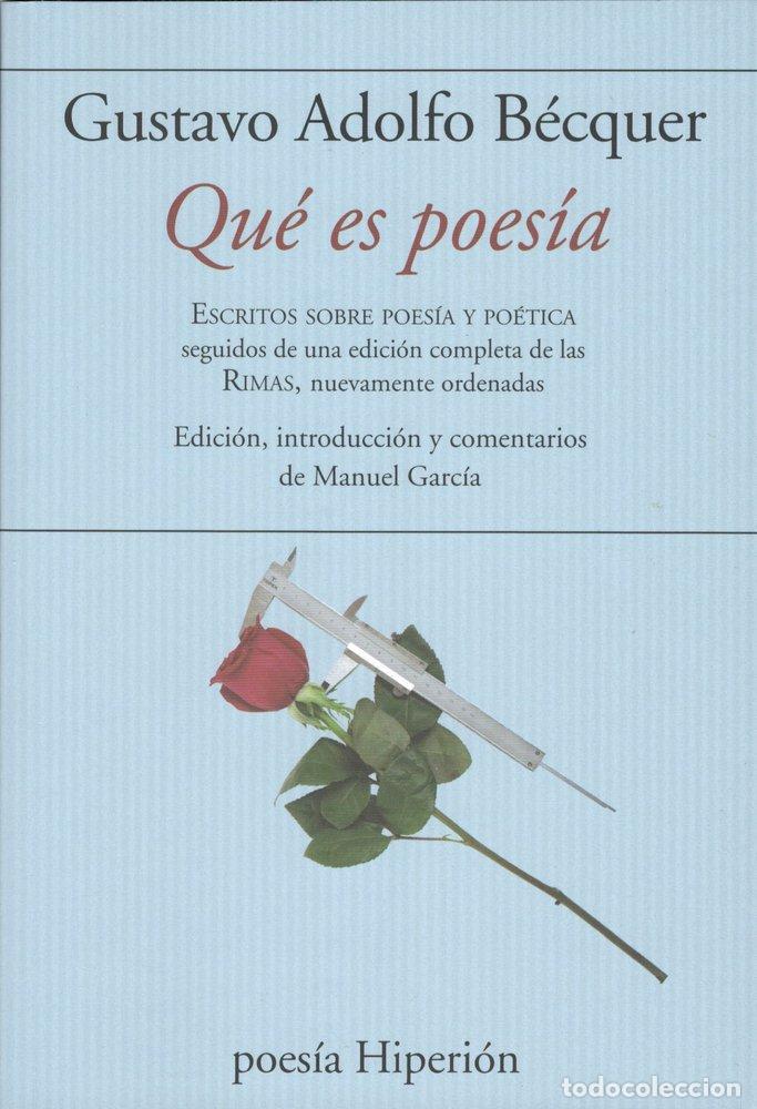 books: QUE ES POESIA - BECQUER, GUSTAVO ADOLFO