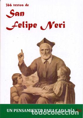 Livros: 366 TEXTOS DE SAN FELIPE NERI - CERVERA BARRANCO, PABLO