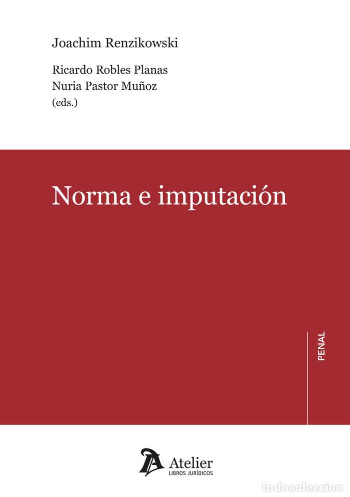Libros: NORMA E IMPUTACION - JOACHIM RENZIKOWSKI