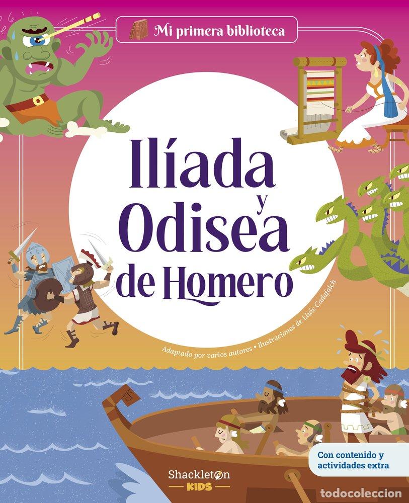 Libros: ILIADA Y ODISEA DE HOMERO - CADAFALCH I PLADEVALL, LLUIS