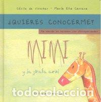 Libros: MIMI Y LA JIRAFA AZUL TELA QUIERES CONOCERME - DE VISSECHER, CECILE