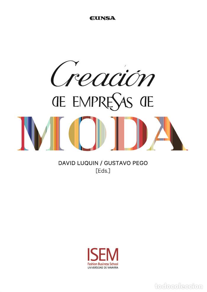 books: CREACION DE EMPRESAS DE MODA - DAVID LUQUIN URTASUN