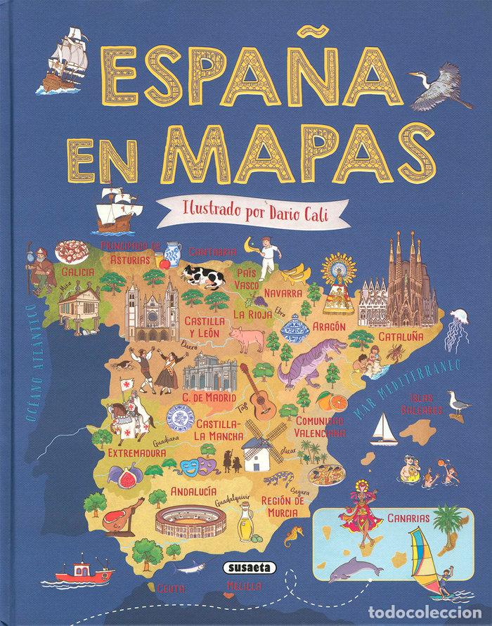 Libros: ESPA&Ntilde;A EN MAPAS - DELGADO NARES, ANA