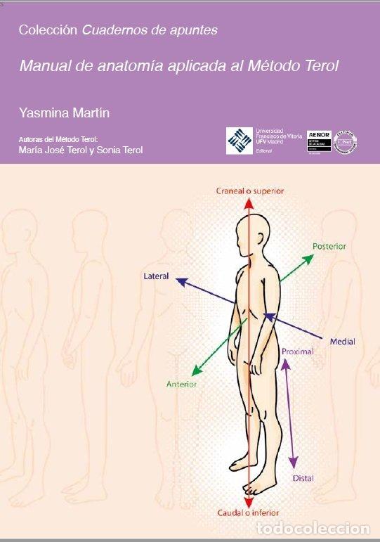 Libros: MANUAL DE ANATOMIA APLICADA AL METODO TEROL - TEROL, MARIA JOSE