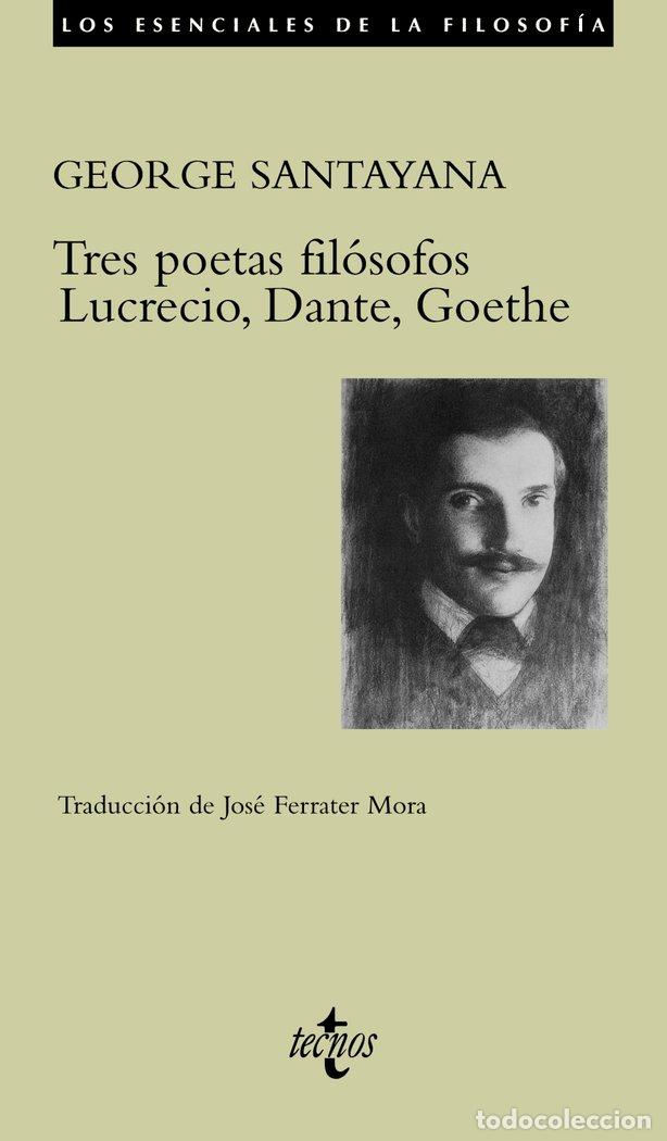 Libros: TRES POETAS FILOSOFOS - SANTAYANA, GEORGE