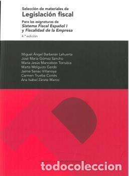Libros: SELECCION DE MATERIALES DE LEGISLACION FISCAL. PARA LAS ASIG - BARBERAN LAHUERTA, MIGUEL ANGEL