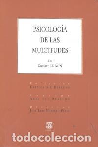 Livres: PSICOLOGIA DE LAS MULTITUDES - LE BON, GUSTAVE