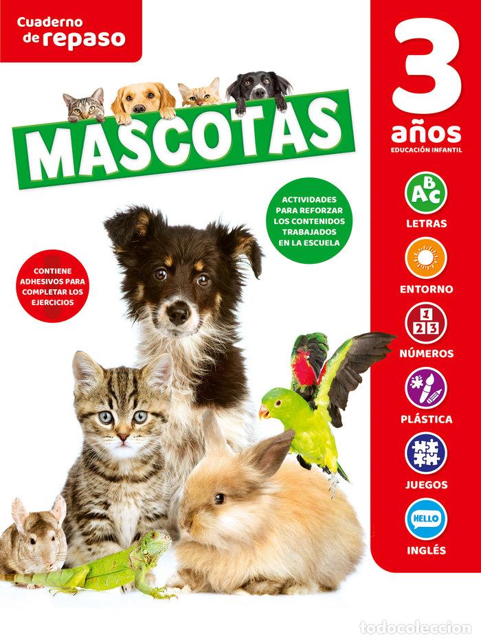 Livros: CUADERNO TEMATICO LUMINISCENTE 3 A&Ntilde;OS MASCOTAS - AA.VV
