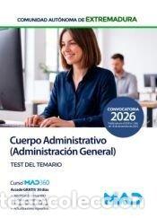 Libros: CUERPO ADMINISTRATIVO ESPECIALIDAD ADMINISTRACION GENERAL TE - AA.VV