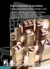 Libros: ENSE&Ntilde;AR LITERATURA EN SECUNDARIA - BORDONS