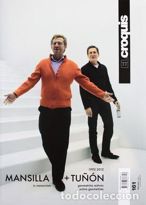 Libros: CROQUIS 161 MANSILLA Y TU&Ntilde;ON 1992-2012 - EL CROQUIS