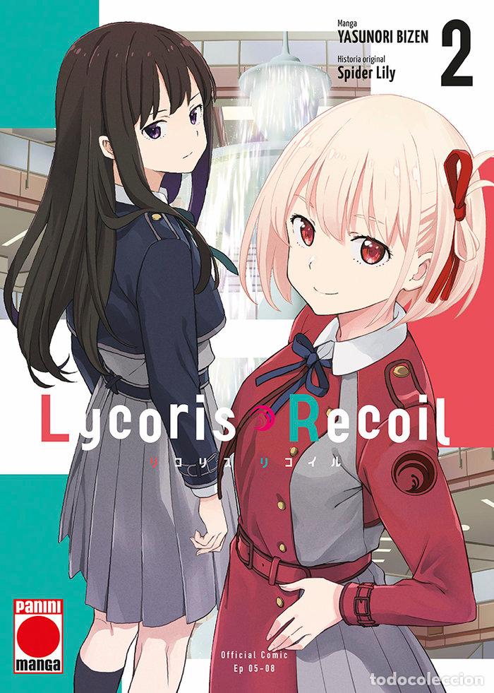 books: LYCORIS RECOIL MANGA 2 - YASUNORI BIZEN, SPIDER LILY