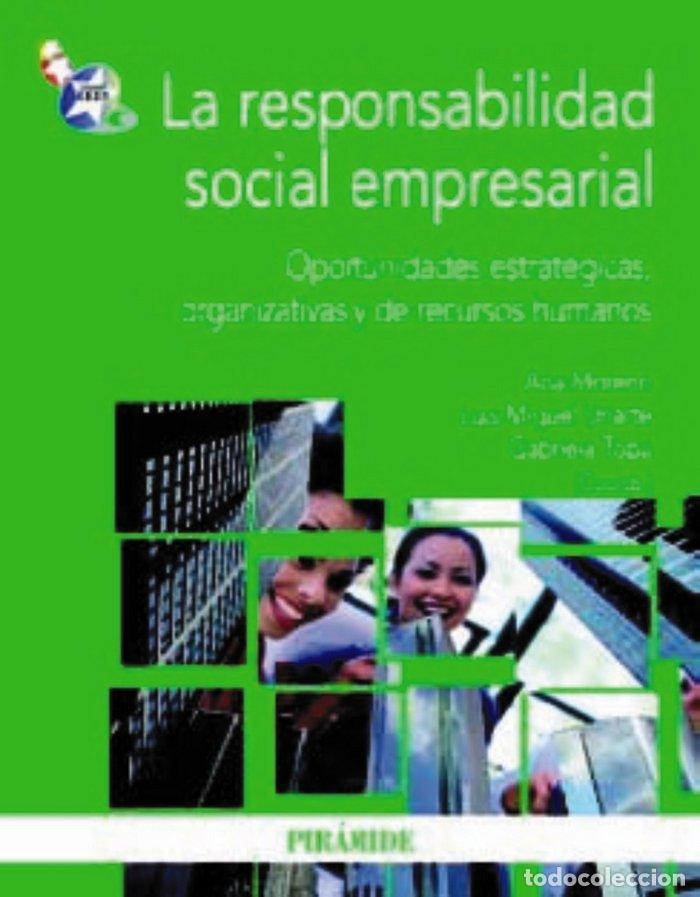 Libros: RESPONSABILIDAD SOCIAL EMPRESARIAL,LA - MORENO, ANA
