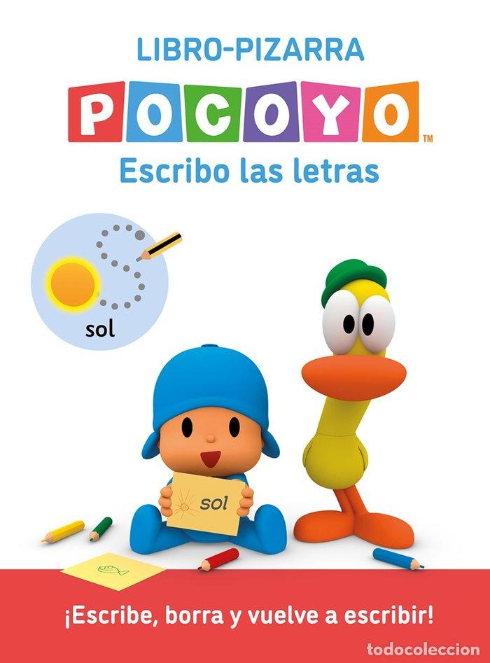 Libri: POCOYO LECTOESCRITURA ESCRIBO LAS LETRAS LIBRO-PIZARRA - ANIMAJ