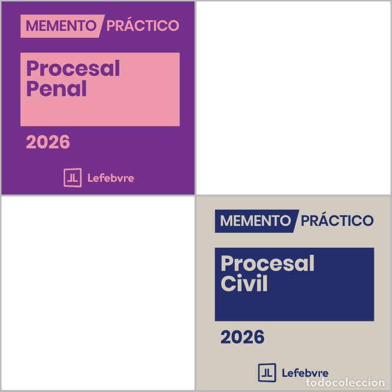 books: PACK MEMENTO PROCESAL CIVIL Y PROCESAL PENAL 2026 - AA.VV