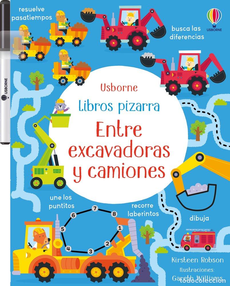 Libri: ENTRE EXCAVADORAS Y CAMIONES - ROBSON, KIRSTEEN