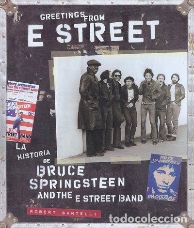 books: GREETINGS FROM E STREET HA.BRUCE SPRINGSTEEN - SANTELLI, ROBERT