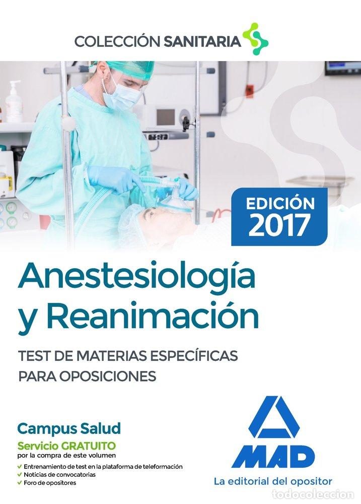 Libros: ANESTESIOLOGIA REANIMACION TEST COMENTADOS DE MATERIAS E - ALIA&Ntilde;O PI&Ntilde;A, MARIA