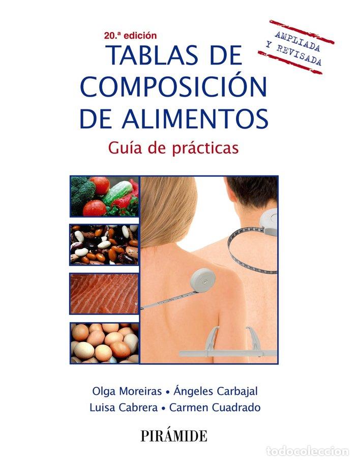 Libros: TABLAS DE COMPOSICION DE ALIMENTOS - MOREIRAS TUNI, OLGA