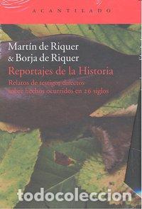 Livros: REPORTAJES DE LA HISTORIA 2 VOL - RIQUER, MARTI DE