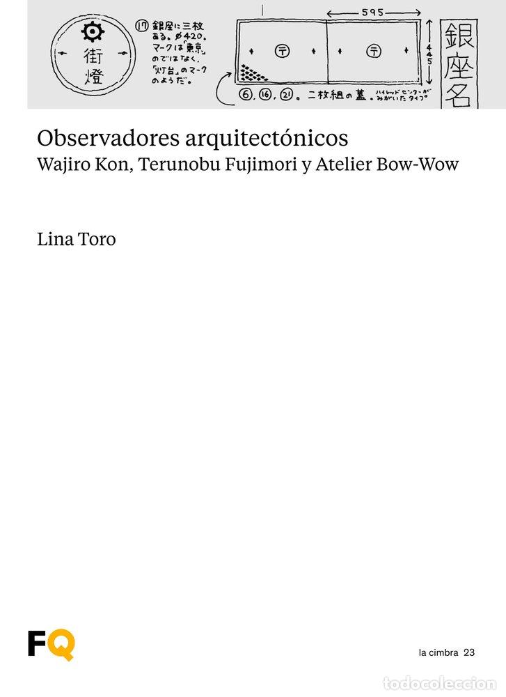 books: OBSERVADORES ARQUITECTONICOS - TORO, LINA