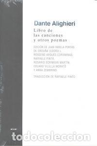 Libros: LIBRO DE LAS CANCIONES Y OTRAS RIMAS,EL - ALIGHIERI, DANTE