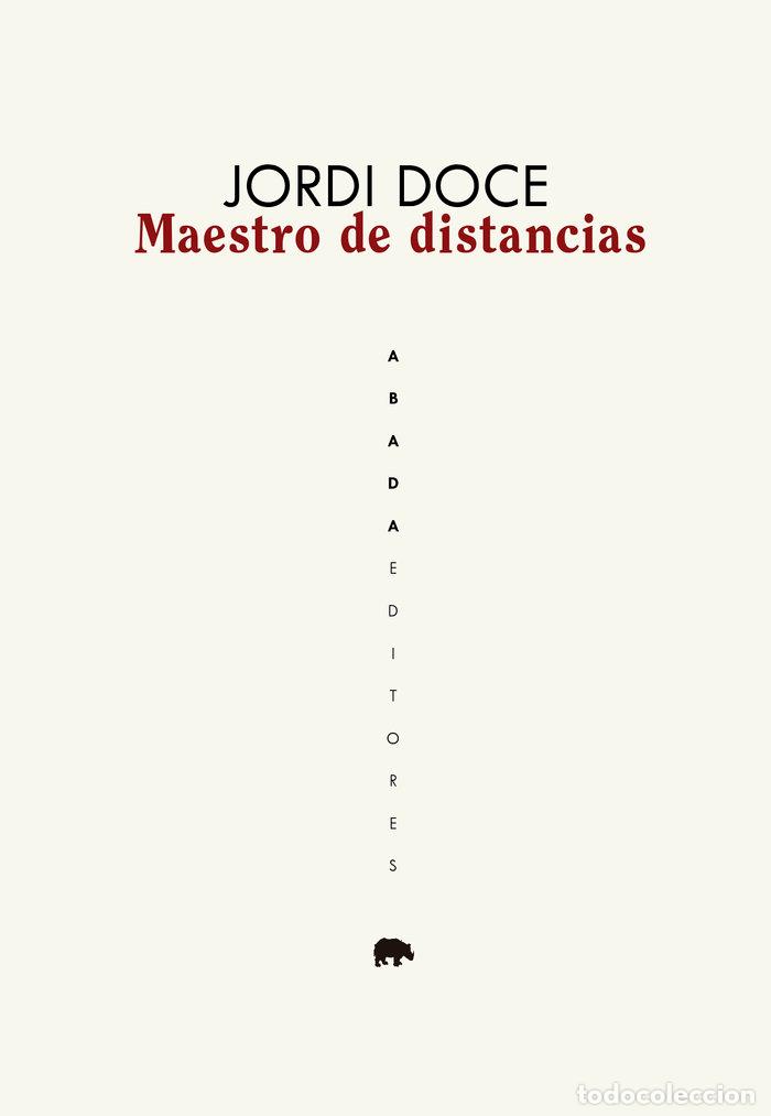 books: MAESTRO DE DISTANCIAS - DOCE CHAMBRELAN, JORDI