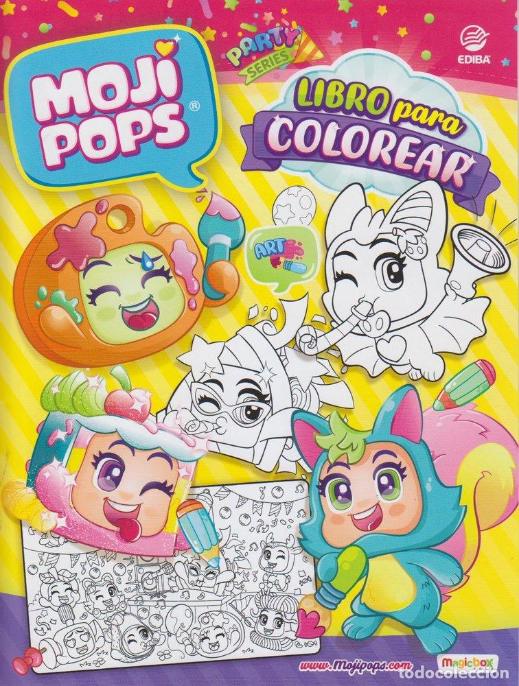 Livres: LIBRO PARA COLOREAR MOJI POPS SERIE PARTY - ESPA&Ntilde;A - .