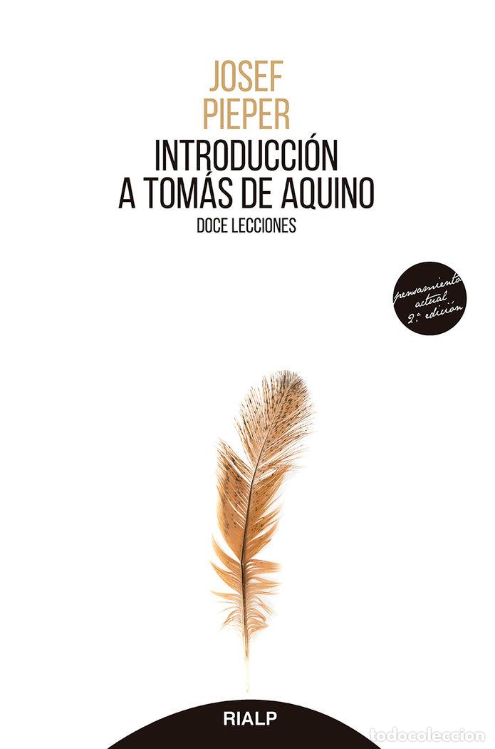 Livres: INTRODUCCION A TOMAS DE AQUINO - PIEPER, JOSEF