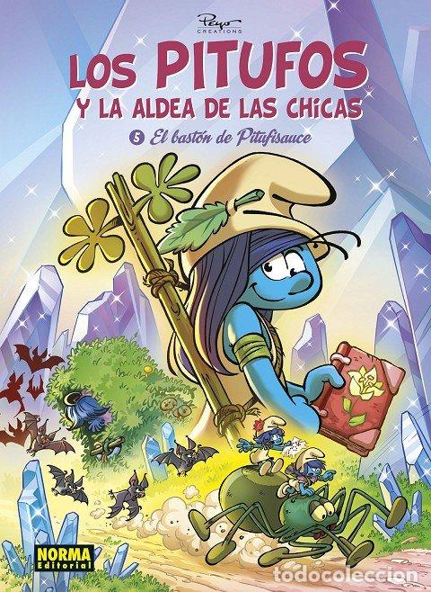 Livros: PITUFOS Y LA ALDEA DE LAS CHICAS 5 EL BASTON DE PITUFISAUCE - PEYO CREATIONS