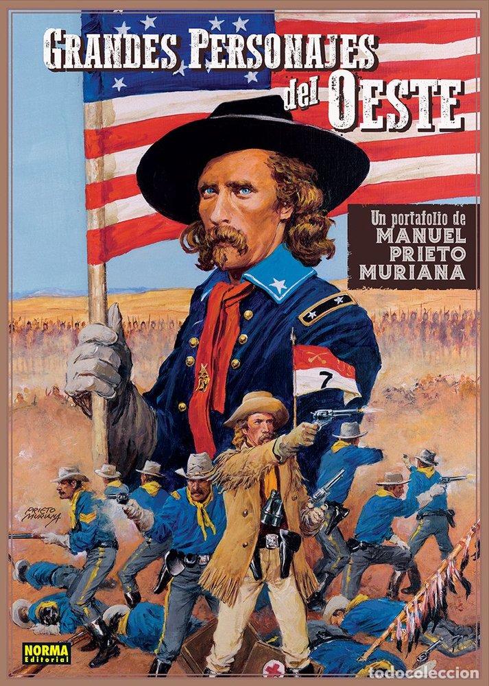 Libros: GRANDES PERSONAJES DEL OESTE PORTAFOLIO MANUEL PRIETO MURIA - PRIETO MURIANA