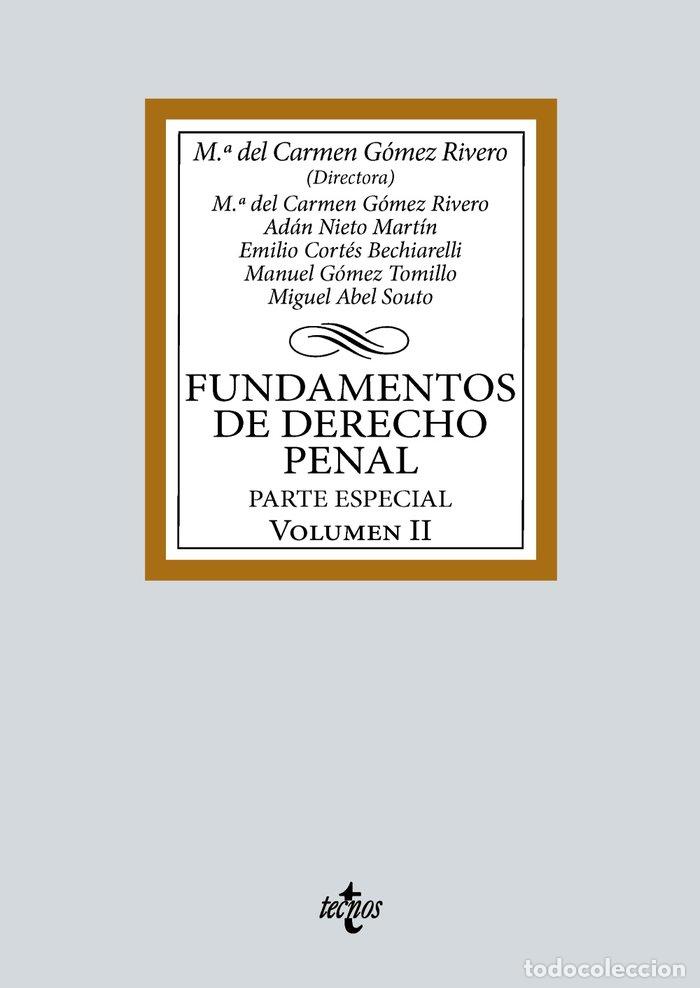 Libros: FUNDAMENTOS DE DERECHO PENAL - GOMEZ RIVERO, M&ordf; DEL CARMEN
