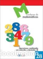 Libri: CUADERNO MATEMATICAS 28 DYLAR DYLMAT0EP - AA.VV