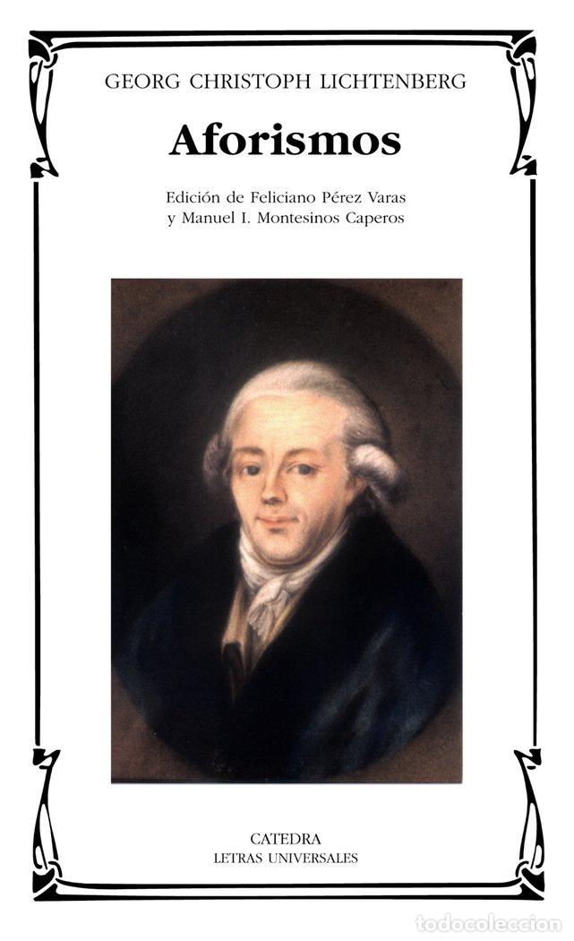 Livros: AFORISMOS - LICHTENBERG, GEORG CHRISTOPH