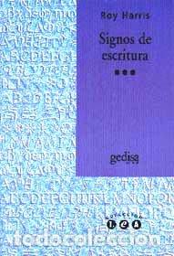 Libros: SIGNOS DE ESCRITURA - HARRIS, ROY