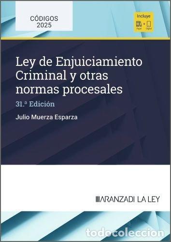 Libros: LEY DE ENJUICIAMIENTO CRIMINAL Y OTRAS NORMAS PROCESALES 31 - MUERZA, JULIO