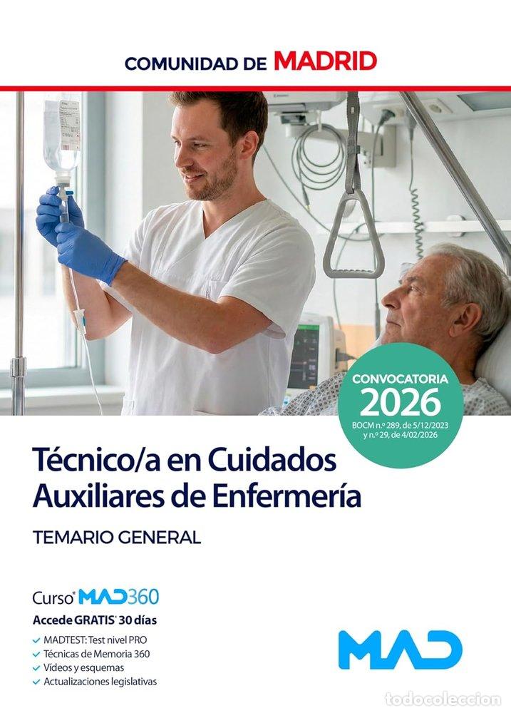 Libri: TECNICO/A CUIDADO AUXILIAR ENFERMERIA TEMARIO GENERAL MADRID - AA.VV