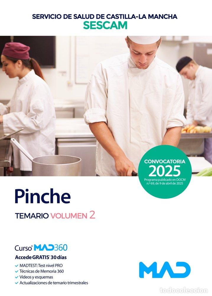 Libros: PINCHE TEMARIO 2 SERVICIO SALUD CASTILLA LA MANCHA - AA.VV