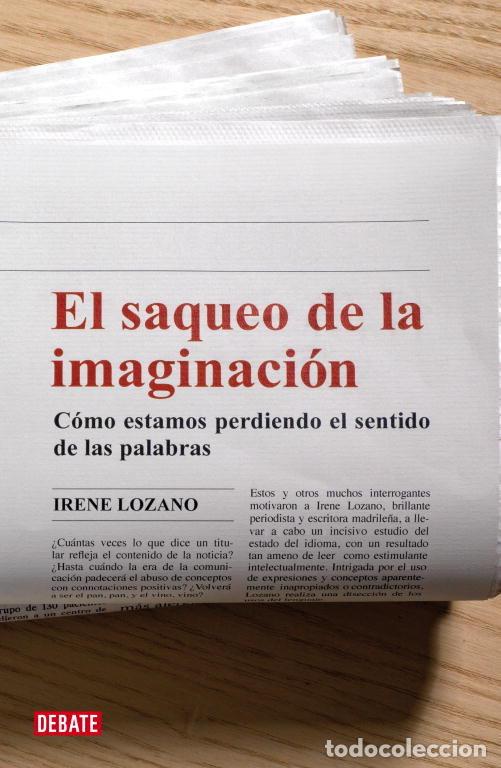Libros: SAQUEO DE LA IMAGINACION,EL - LOZANO, IRENE
