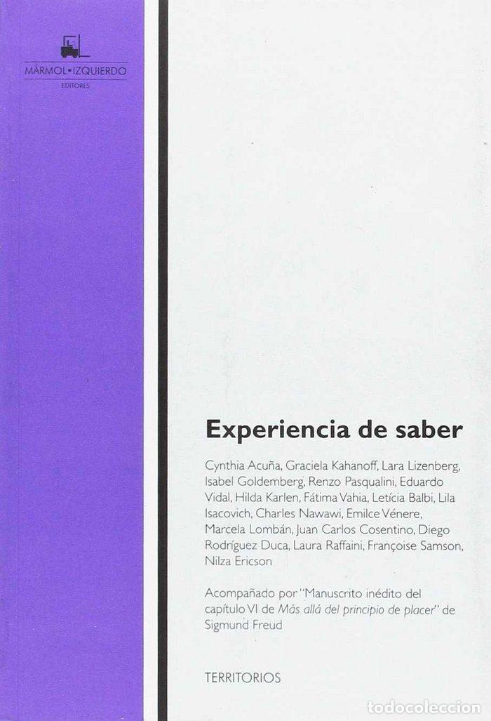 Libros: EXPERIENCIA DE SABER - AA.VV.