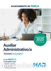 Libros: AUXILIAR ADMINISTRATIVO/A TEMARIO 1 AYUNTAMIENTO DE PARLA - AA.VV