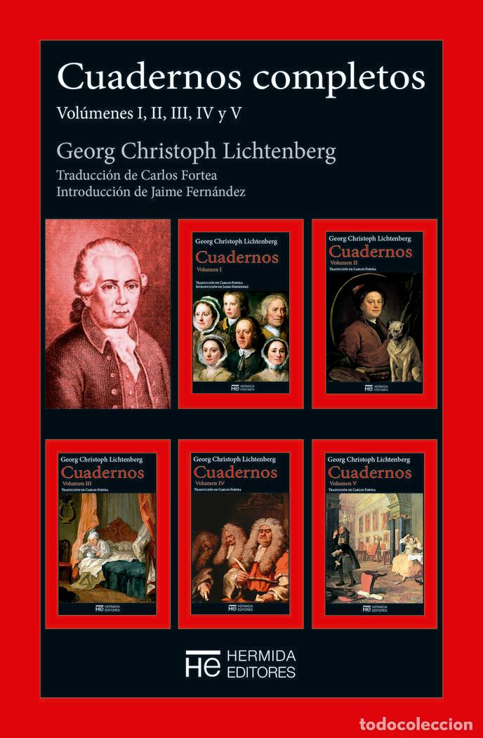 Libri: CAJA CUADERNOS COMPLETOS - LICHTENBERG, GEORG CHRISTOPH