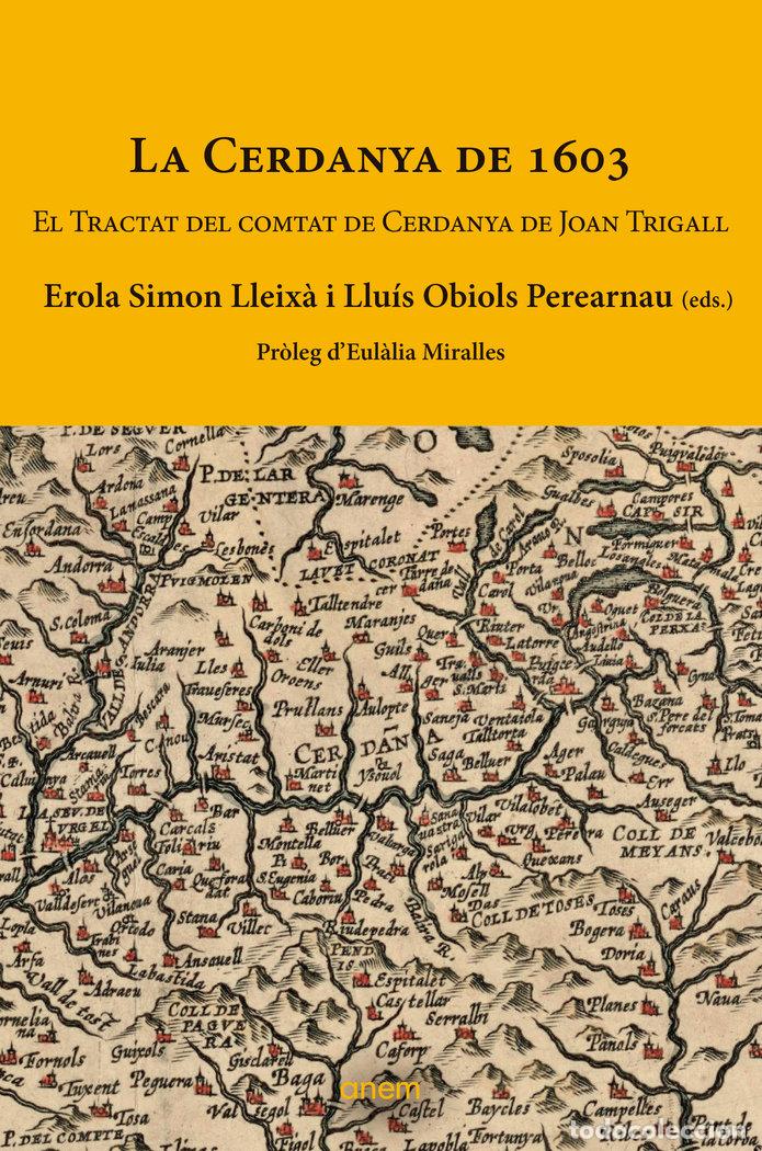 Livres: CERDANYA EL 1603,LA - OBIOLS, LLUIS