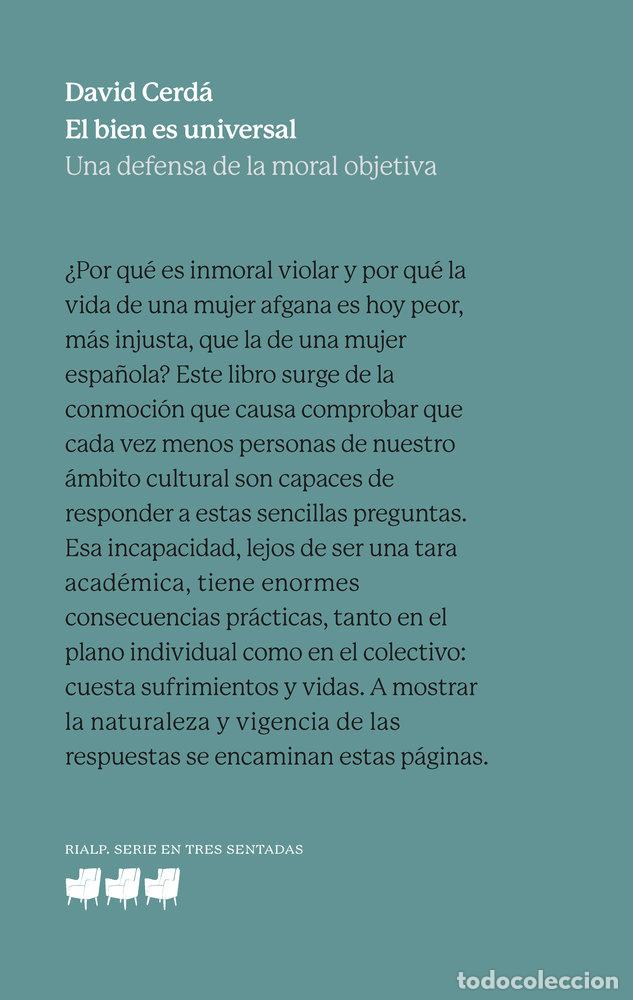 Libri: EL BIEN ES UNIVERSAL - CERDA GARCIA, DAVID