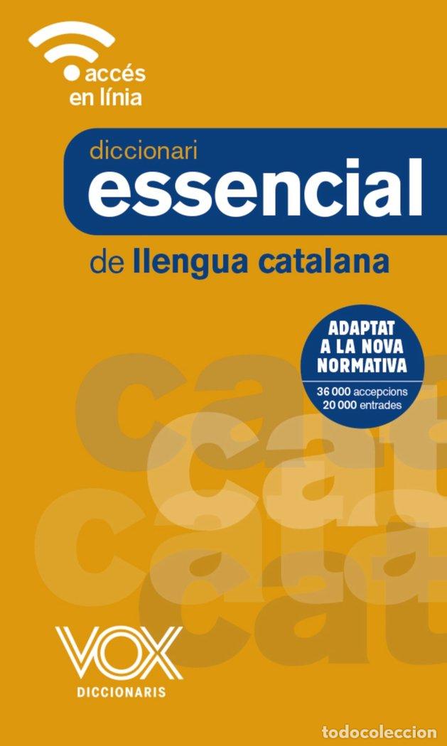 Livres: DICCIONARI ESSENCIAL LLENGUA CATALANA VOX 18 AC.LINIA - AA.VV