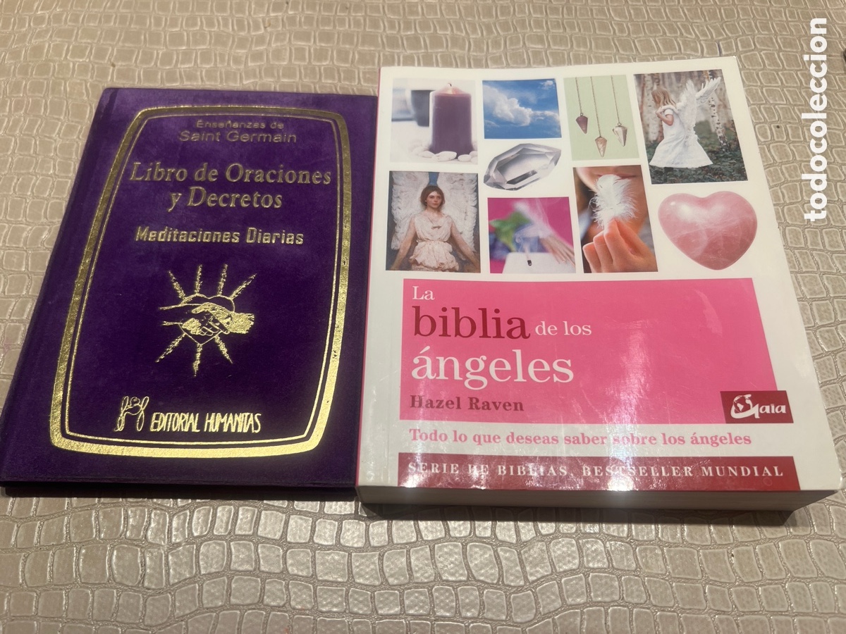 Libros: 2 LIBROS, LIBRO DE ORACIONES Y DECRETOS Y LA BIBLIA DE LOS &Aacute;NGELES