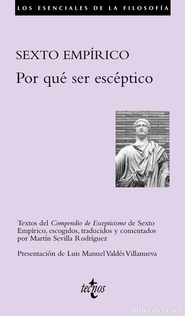 Libros: POR QUE SER ESCEPTICO - EMPIRICO, SEXTO