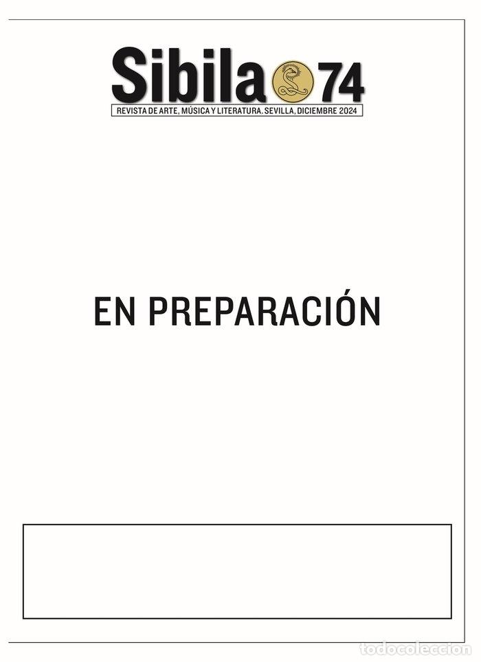 Libros: REVISTA SIBILA 74 - AA.VV