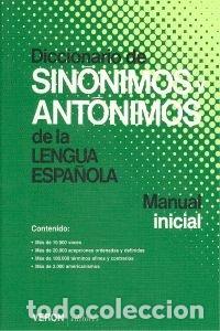 Livres: DICCIONARIO DE SINONIMOS Y ANTONIMOS - CIRERA ZAPATERO, MARIANO